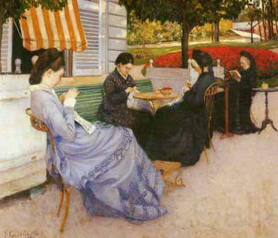 Gustave Caillebotte Portraits a la campagne